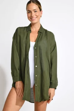 CHEMISE Kaki AMANDINE ALAGOA