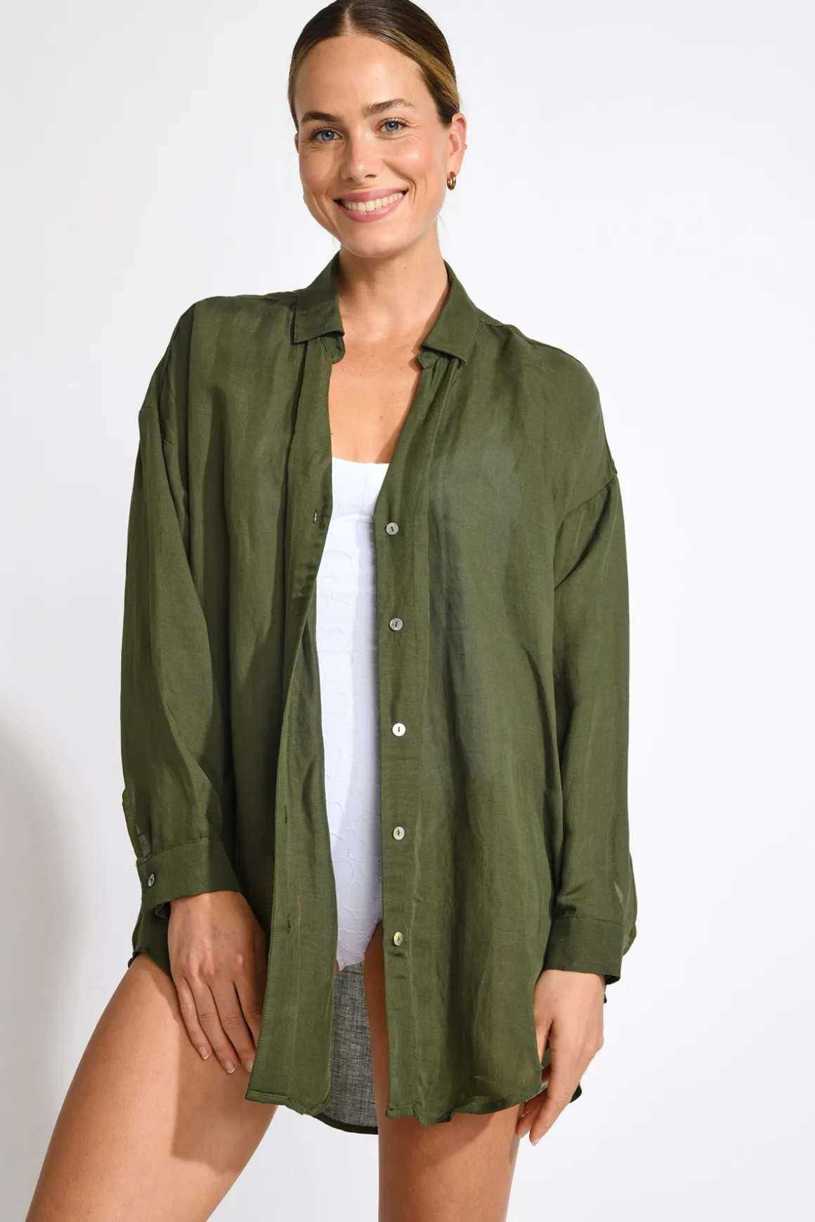 CHEMISE Kaki AMANDINE ALAGOA