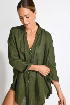CHEMISE Kaki AMANDINE ALAGOA
