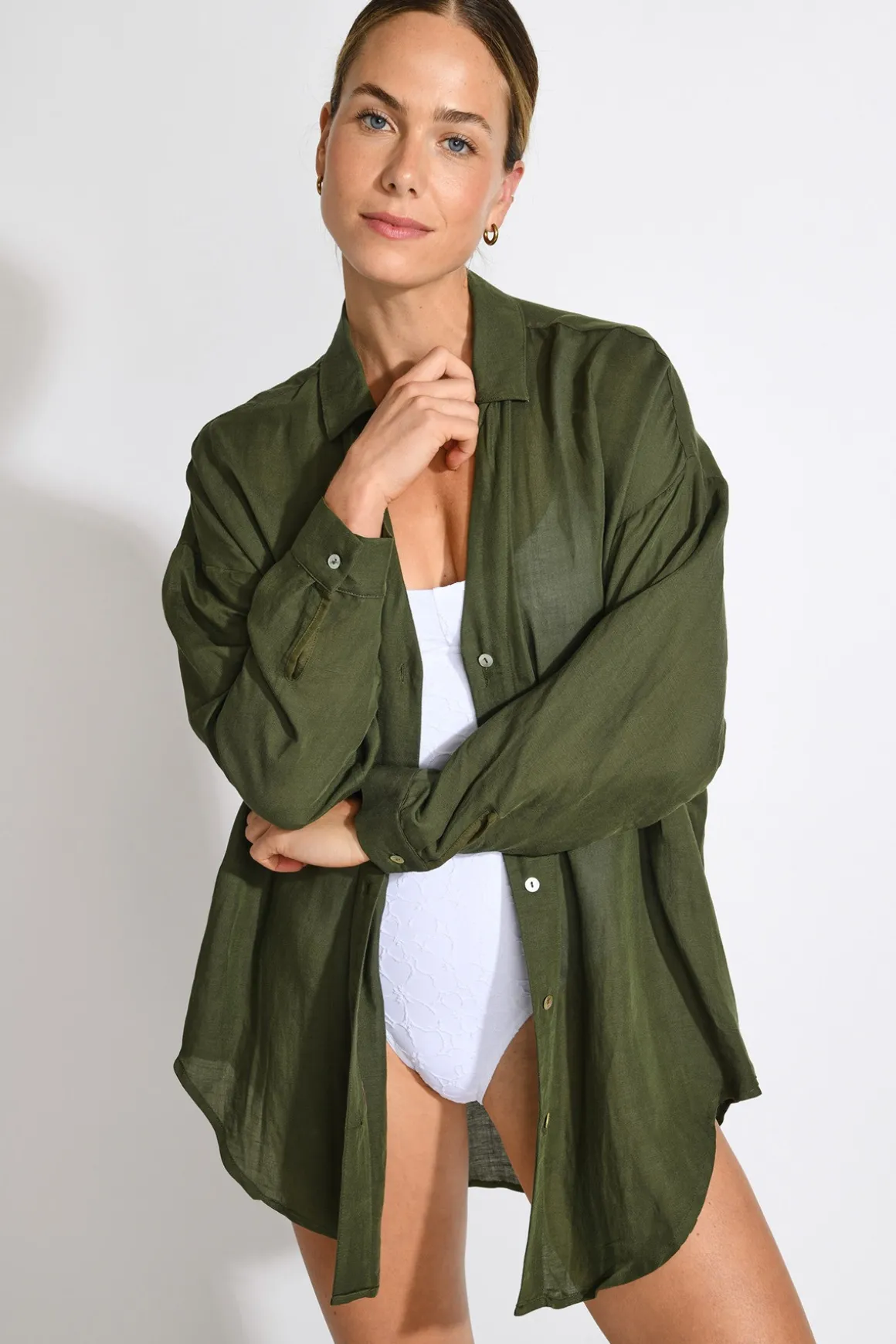 CHEMISE Kaki AMANDINE ALAGOA