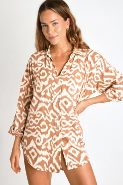 CHEMISE Marron AMANDINE GAROUPE