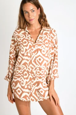 CHEMISE Marron AMANDINE GAROUPE