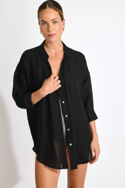 CHEMISE Noir AMANDINE ALAGOA