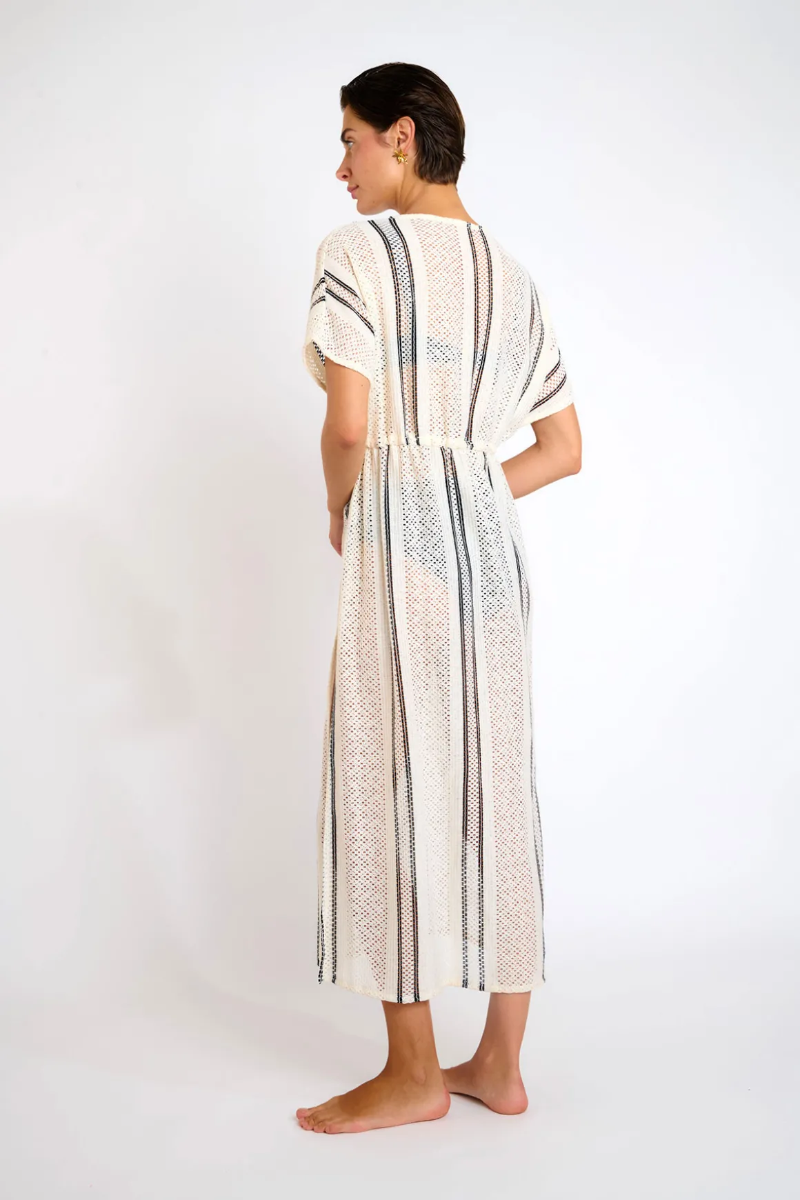 Kimono Ecru LIZAE MAYBOURNE