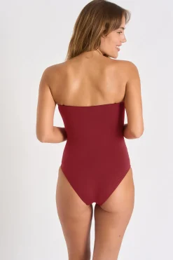 MAILLOT 1 PIECE Bordeaux ELINE ODALISQUE
