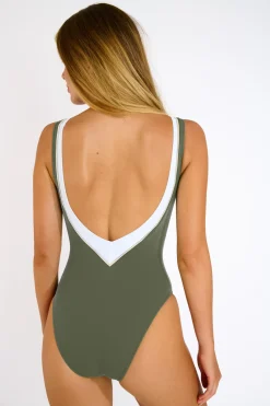 MAILLOT 1 PIECE Kaki ARIANA TAMARINDO