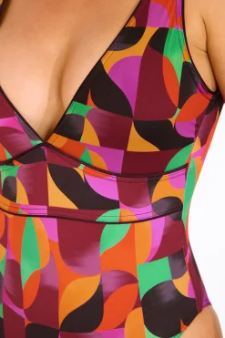 MAILLOT 1 PIECE Multicolore MAURINE PIGODIA