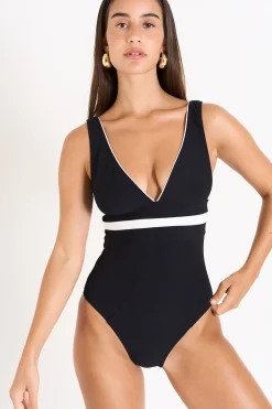 MAILLOT 1 PIECE Noir AMBRE PAIMPOL