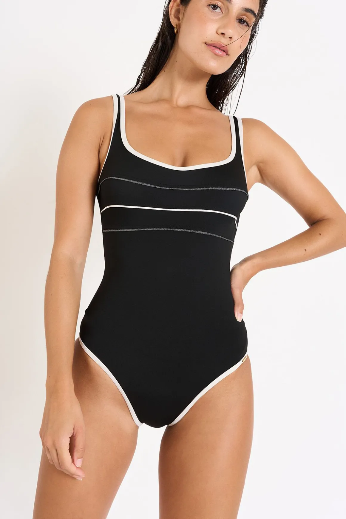 MAILLOT 1 PIECE Noir ANTHENIA NAXOS
