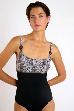 MAILLOT 1 PIECE Noir ESCONA SKINARIA