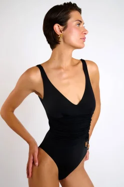 MAILLOT 1 PIECE Noir EVETTE MANDRAKI