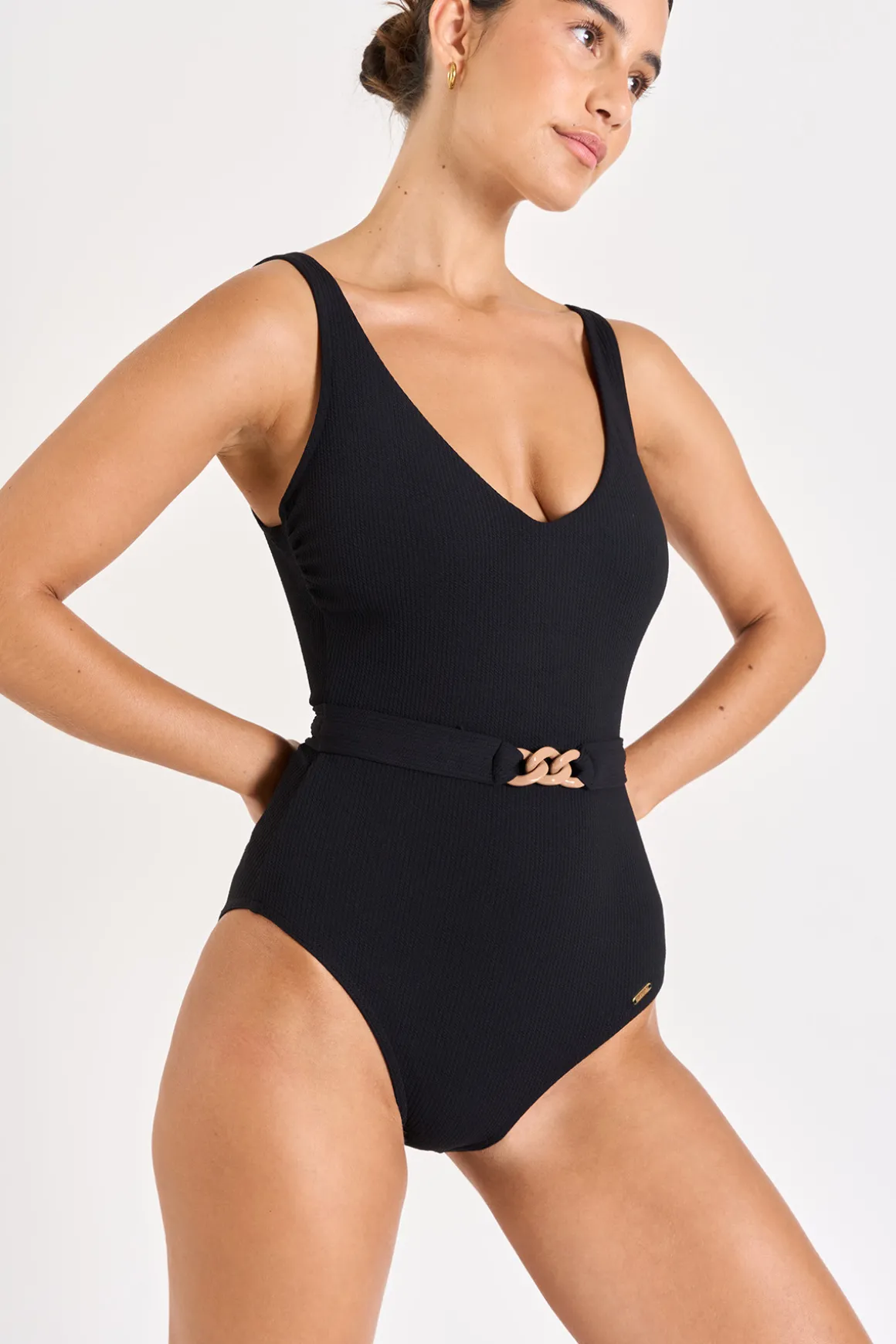 MAILLOT 1 PIECE Noir MANDINI BREHAT