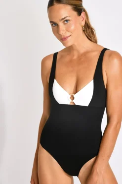 MAILLOT 1 PIECE Noir MANUELA VALERIA