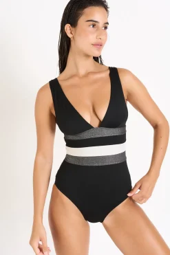MAILLOT 1 PIECE Noir NICOLE NAXOS