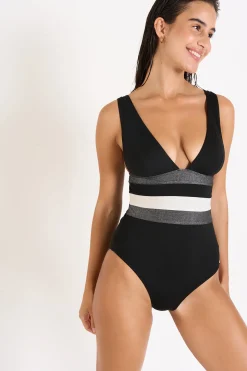 MAILLOT 1 PIECE Noir NICOLE NAXOS