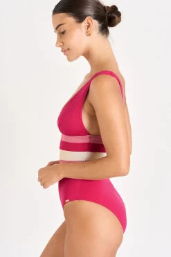 MAILLOT 1 PIECE Rose NICOLE NAXOS