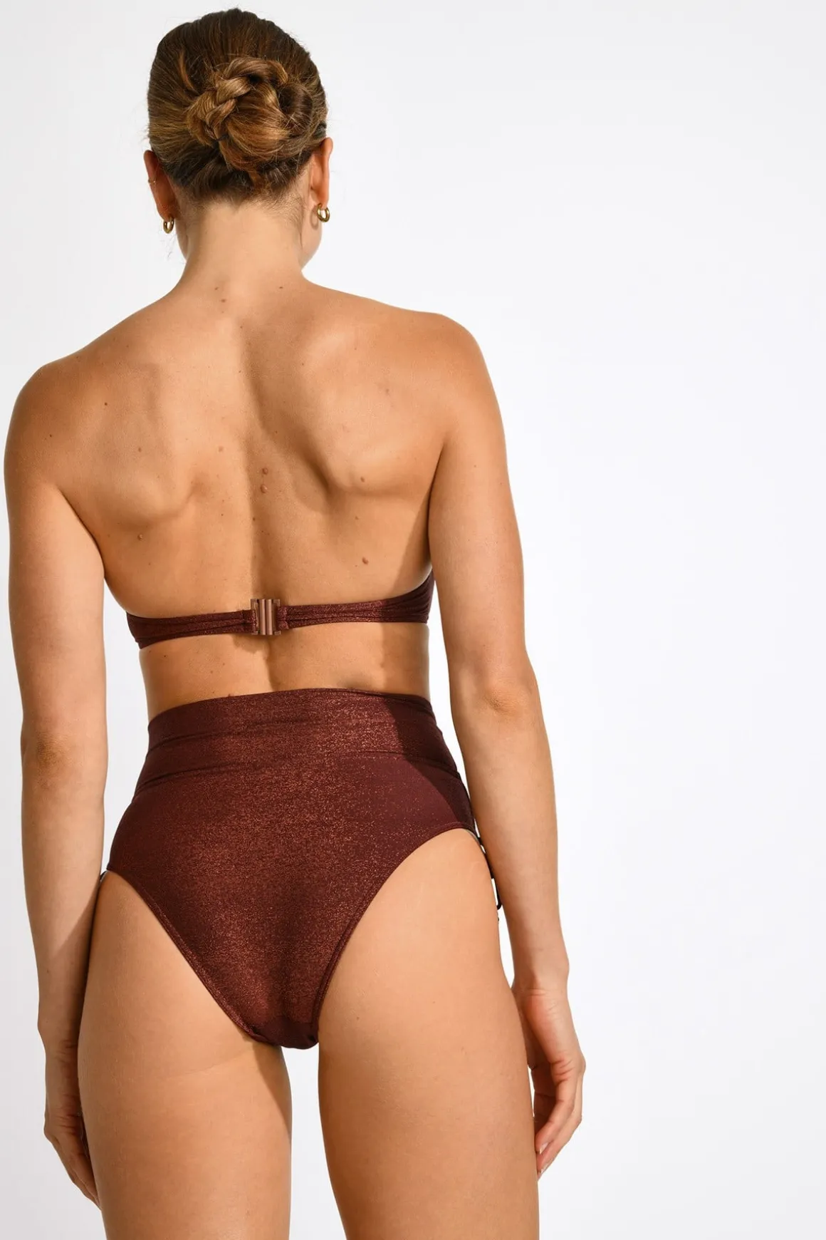 Maillot de bain 2 pièces acajou FEDYA & DIOME ADAMAN