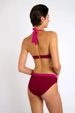 Maillot de bain 2 pièces bordeaux BRUME & BHARTIE FORMOSA