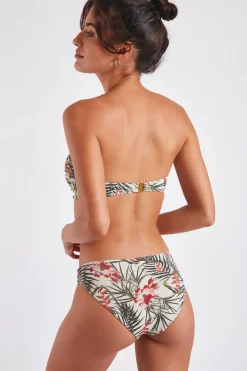 Maillot de bain 2 pièces écru Marthe & Mauve Manglares