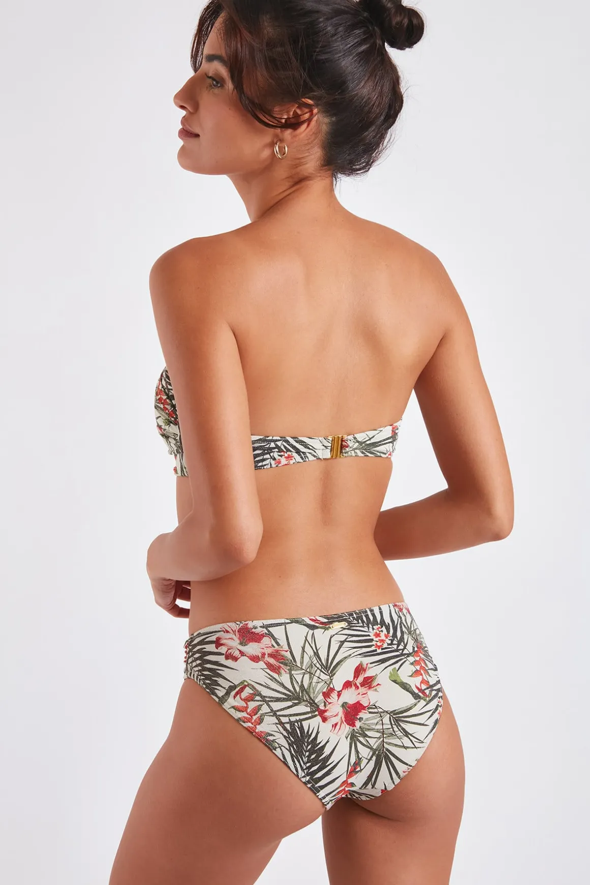 Maillot de bain 2 pièces écru Marthe & Mauve Manglares