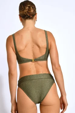 Maillot de bain 2 pièces kaki MARIA & ADELES DORADAS