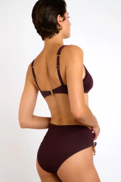 Maillot de bain 2 pièces marron CELAYA & YVANA MANDRAKI