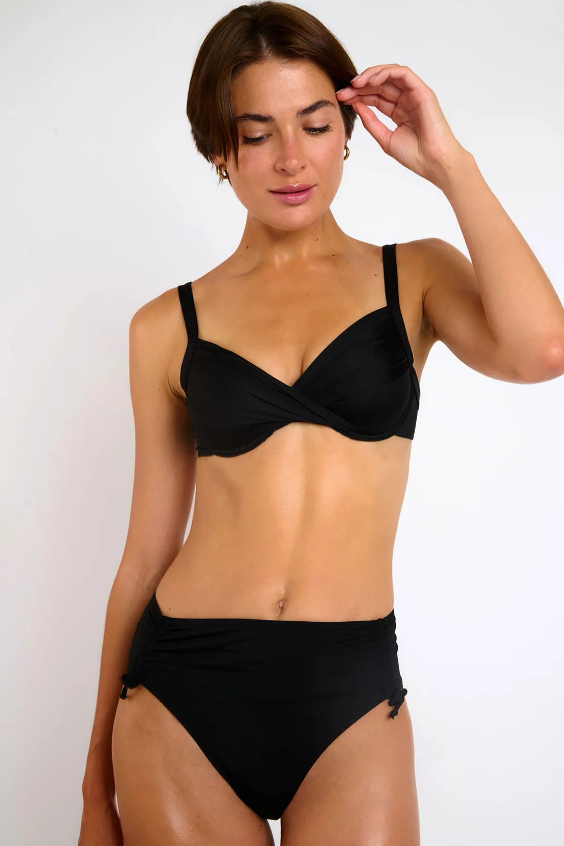 Maillot de bain 2 pièces noir SASKIA & YVANA LAVANDOU