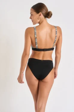 maillot de bain 2 pièces noir MAYLIS & BRUNE ALLIAGE