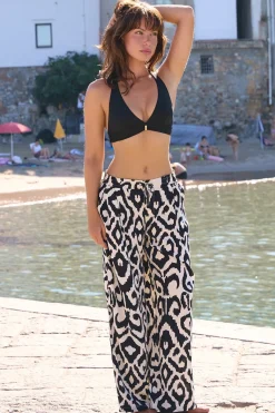 PANTALON BEACHWEAR Noir ALYA LIMANIA