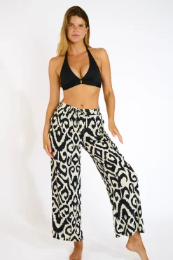 PANTALON BEACHWEAR Noir ALYA LIMANIA