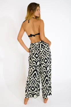 PANTALON BEACHWEAR Noir ALYA LIMANIA