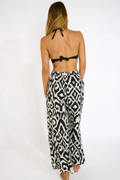 PANTALON BEACHWEAR Noir ALYA LIMANIA