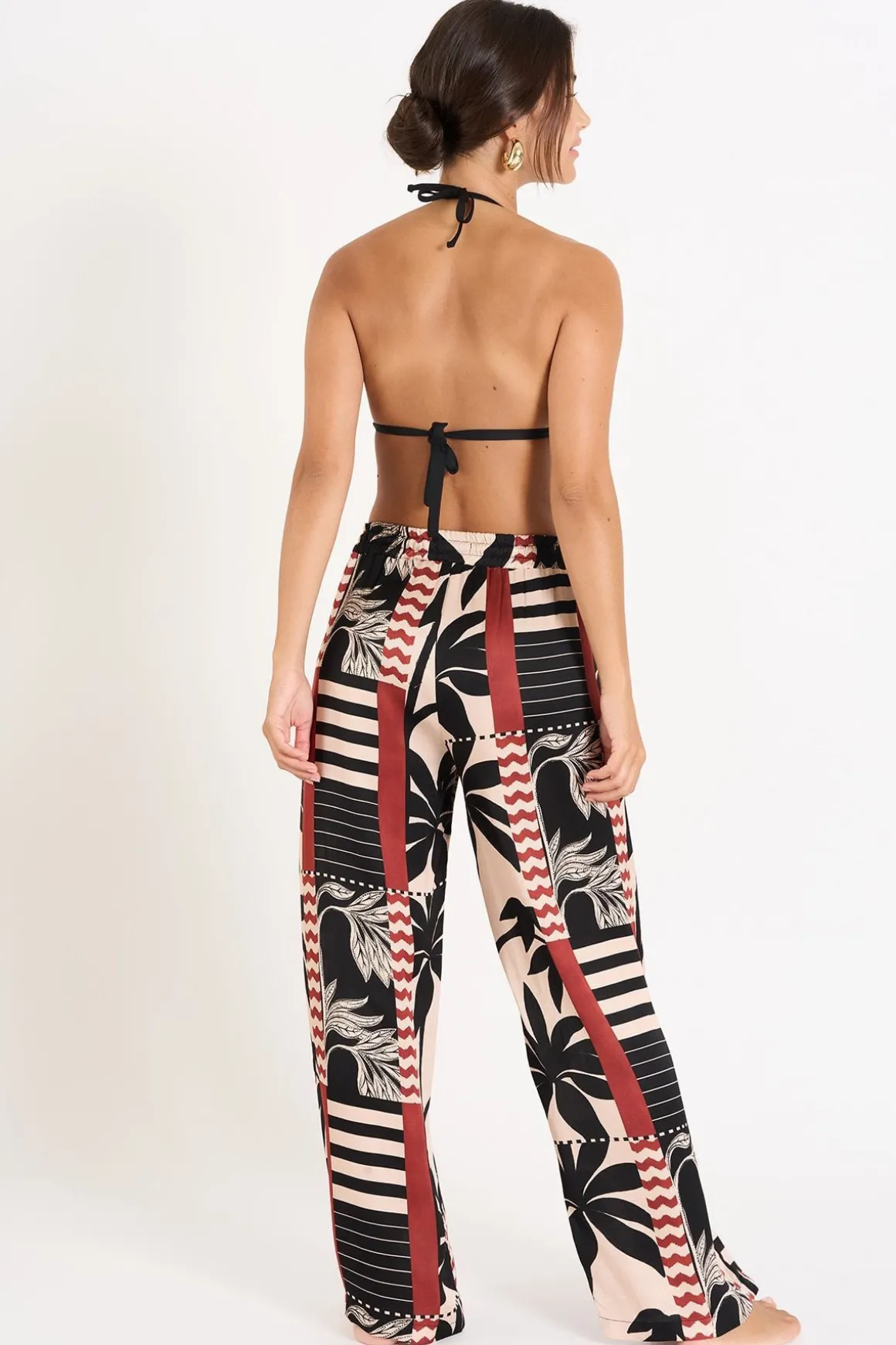 PANTALON BEACHWEAR Noir ALYA MESQUIDA