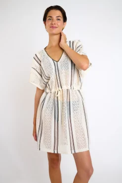 ROBE BEACHWEAR Blanc MYLDAE MAYBOURNE