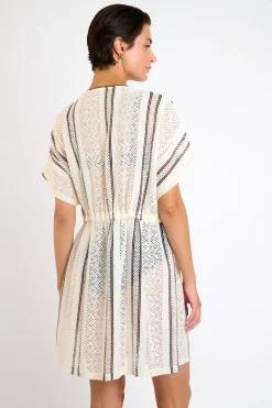 ROBE BEACHWEAR Blanc MYLDAE MAYBOURNE