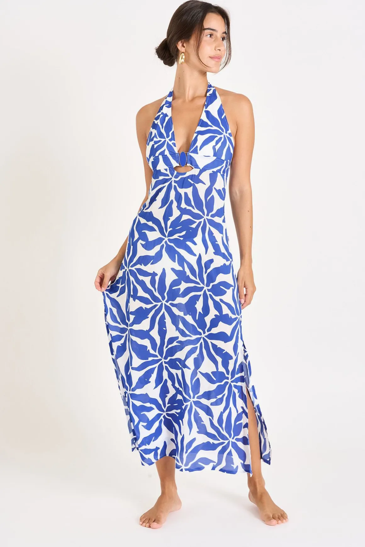 ROBE BEACHWEAR Bleu DIANELLA PYLAVOIL
