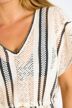 ROBE BEACHWEAR Ecru AKYRA MAYBOURNE