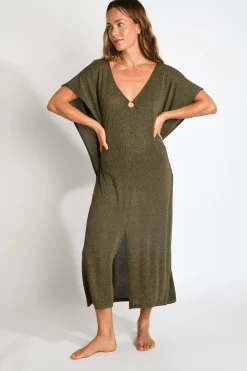 Robe de plage Kaki FABIOLA HAMAMET