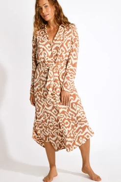 ROBE Marron SALINE GAROUPE