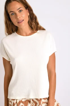 TSHIRT Blanc YALDA VARGAS