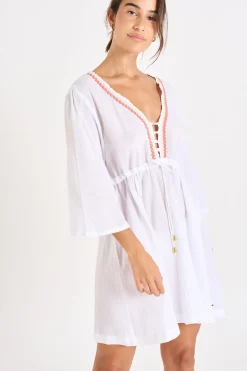 TUNIQUE BEACHWEAR Blanc SOLVEIG ANDROTT
