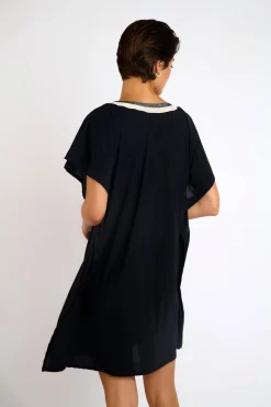 TUNIQUE BEACHWEAR Noir ANANKE SAMOS