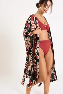 TUNIQUE BEACHWEAR Noir TOKYO MESQUIDA